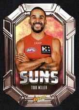 2026 AFL SELECT FOOTY STARS OCTANE DIE-CUT CARD -[GOLD COAST]- OC77 Touk MILLER