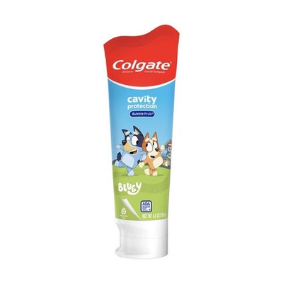 Colgate Bluey Cavity Protection Bubble Fruit Kids Toothpaste 4.6 fl oz