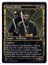 Brazen Upstart (Showcase) 296/484 Streets of New Capenna MTG