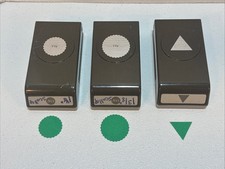 Stampin' Up 1 3/4 inch Paper Punch Lot of 3 Scallop etc Lot PP 5
