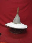 Vintage 18" White Porcelain Enamel Industrial Barn Pendant Light