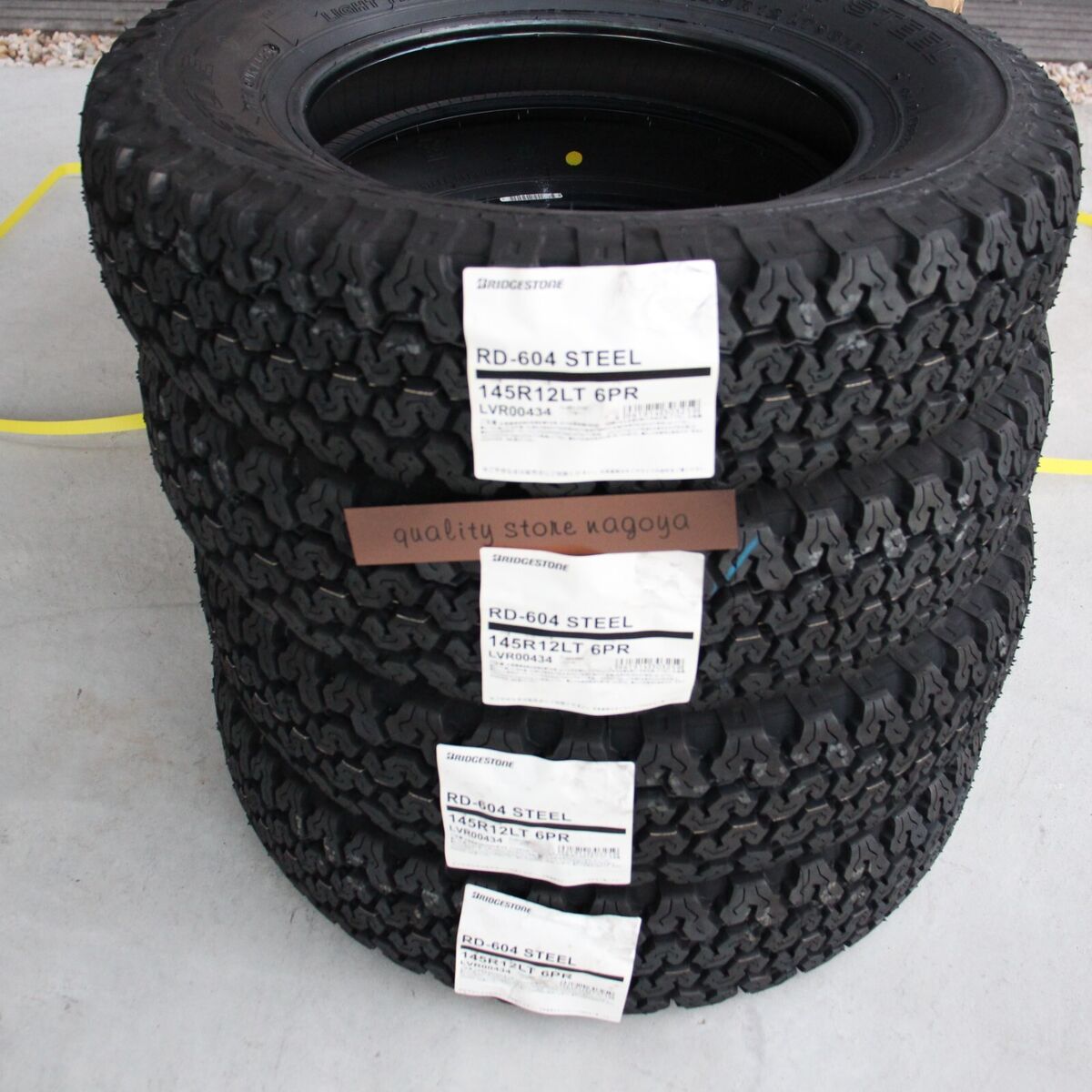 BRIDGESTONE 604V RD604 145/80R12 145R12 6PR Tires LT Snow BRIDGESTONE 604V RD604 145/80R12 145R12 6PR Tires LT Snow