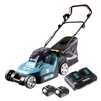 Makita Dlm 382 PM2 RasenmäHer 36 V ( 2X 18 V ) 38 Cm + 2X Akku 4Ah + Doppellader