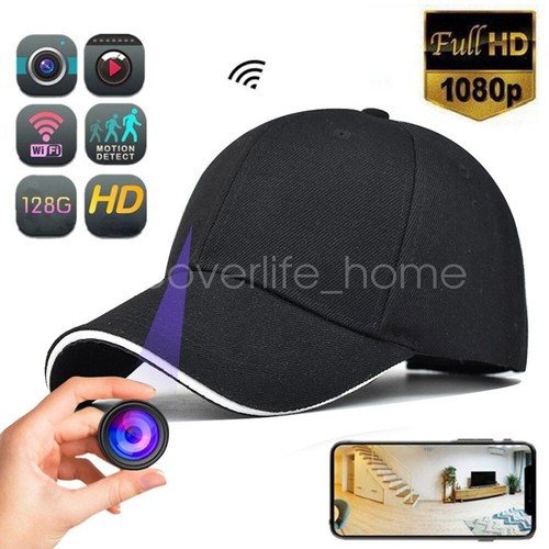 1080P HD Sports Baseball Cap Hat Design Wireless Camera Video Cam Recorder WiFI - Picture 2 of 32