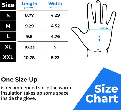 Ergonomic Winter Work Gloves - Cowhide Leather with Adjustable Wrist for Comfort - Picture 8 of 9