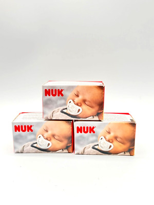 3x Nuk Star Schnuller Nuckel Sauger Monate Baby BPA Free OVP