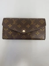 used  LOUIS VUITTON Sarah Monogram M61734 folding Long Wallet PVC  25409