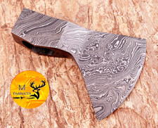 Custom Made Damascus Axe Head Hatchet Tomahawk -Hand Forged Damascus Steel 1093