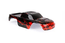 Custom Body Red Over Black Style for Clipless ARRMA GRANITE 223S DSC & MEGA 1/10