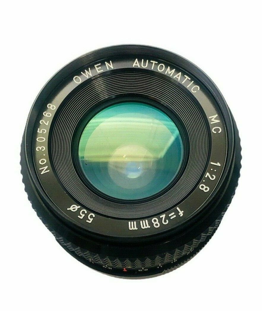 Owen Automatic MC Lens 1:2.8 f=28mm No. 305268 Lens Made In Japan
