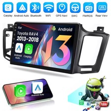For Toyota RAV4 2013-2018 Apple Carplay Car Stereo Radio GPS BT Android 13 10.1"