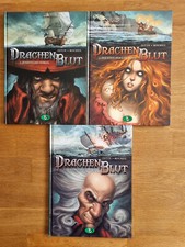 Drachenblut , 3 Comics, Band  1+2+3  , Erstauflagen, HC, Bunte Dimension Verlag