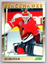 1991-92 Score Young Superstars - Ed Belfour #32