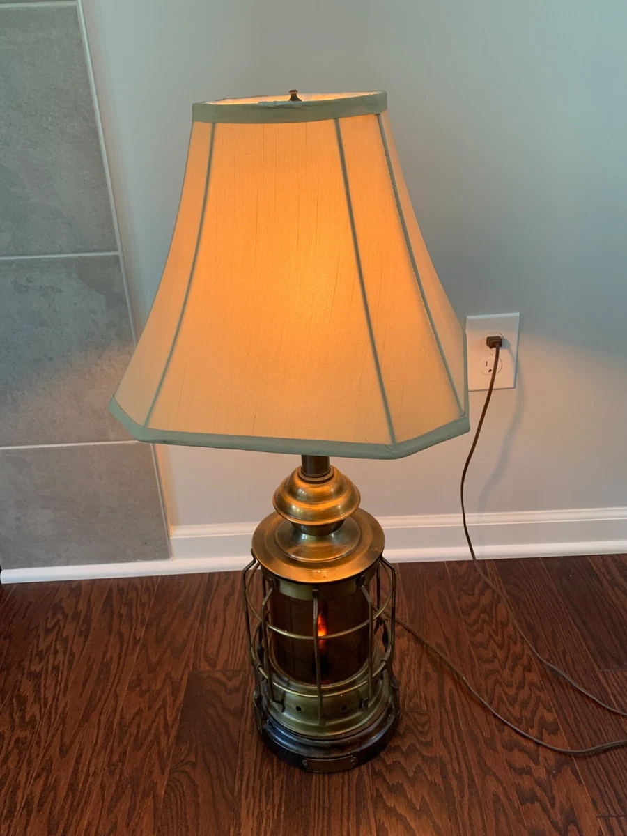 Nautical lantern table lamp deals