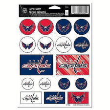 Washington Capitals NHL Vinyl Die-Cut Sticker Set / Decal Sheet WinCraft
