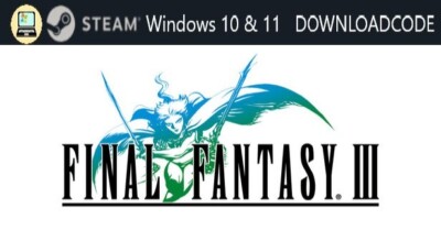 NEU PC Computer Spiel Final Fantasy III 3 Pixel Remaster für Windows 10 11 STEAM