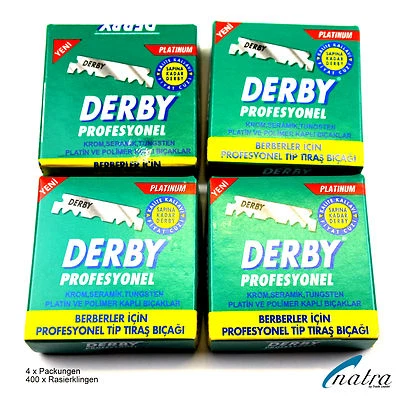400 Derby Professional Rasierklingen auswechselbar für Rasiermesser razor blade