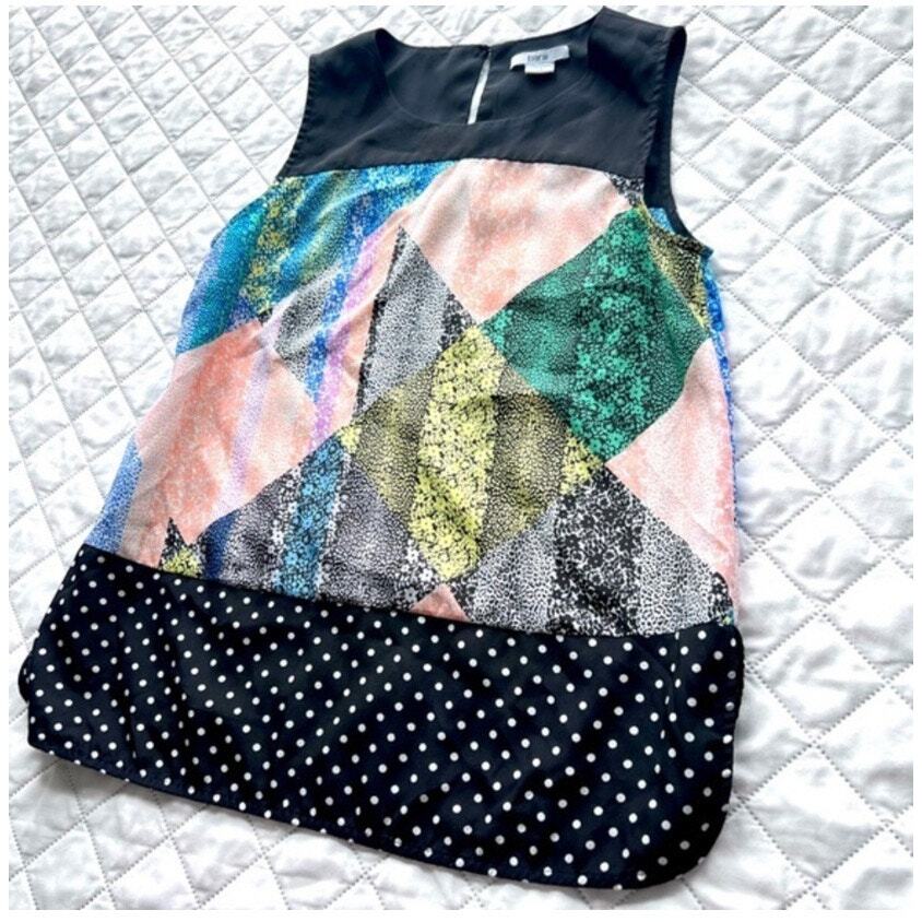 Multi-Patterned Blouse- Size XS - image 1