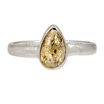 Natürlicher Kaisertopas - Brasilien 925 Sterling Silber Ring Schmuck Gr.7 ALLR-29876