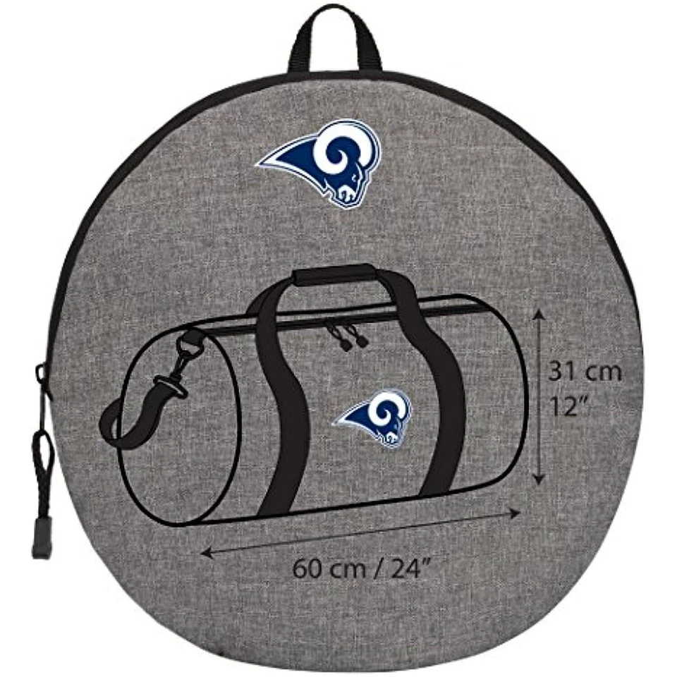 NFL Los Angeles Rams "Wingman" Duffel, 24" x 12" x 12" - Image 3 of 4