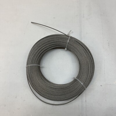 Muzata 500Feet 1/8inch Stainless Steel Wire Rope Aircraft Cable 