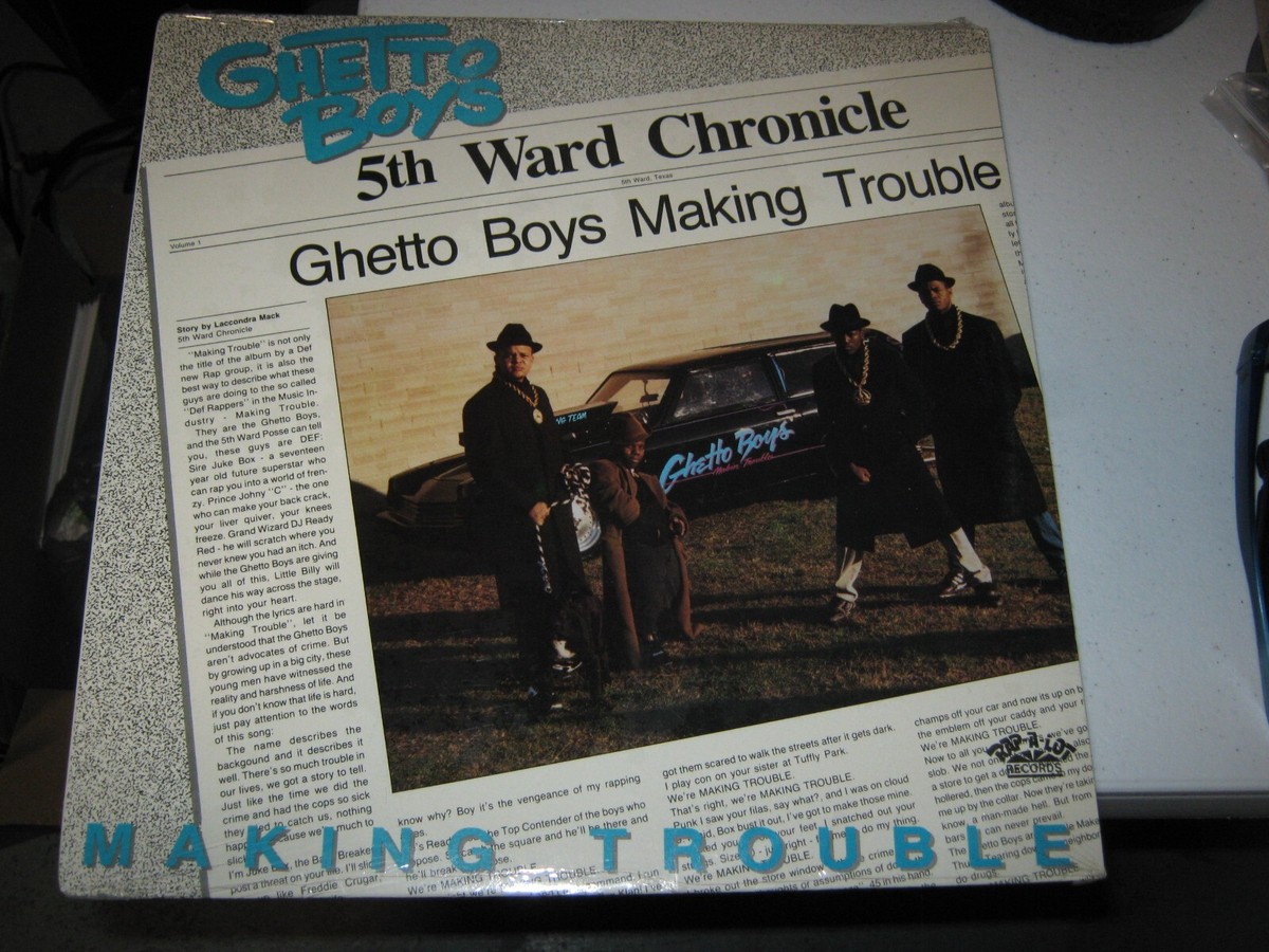 Ghetto Boys ‎ Making Trouble (1988) Rap-A-Lot Records ‎ RAP-100