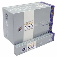 Vijayshree Golden Nag Himalaya Agarbatti Perfume Incense Sticks 180Gms,12 Boxes 