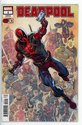 DEADPOOL NERDY 30 #1 NEAR MINT 2021 ROB LIEFELD VARIANT MARVEL COMICS b-305