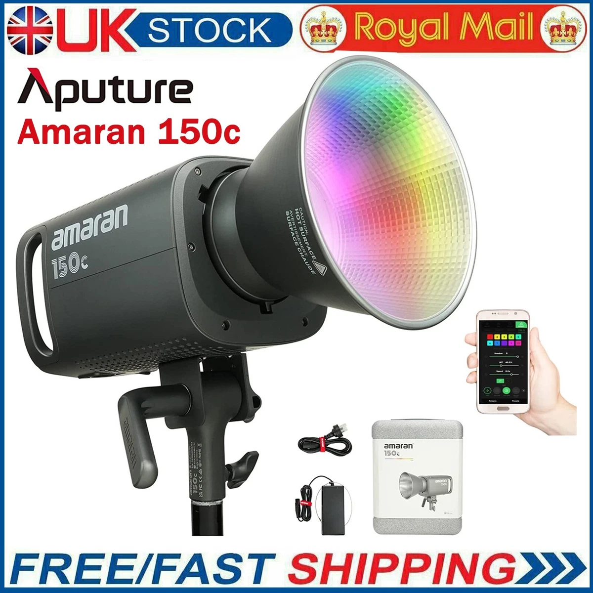 Aputure Amaran 150C RGBWW 150W Bi Color 2500K 7500K LED Video
