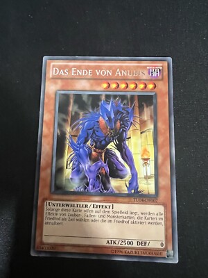 The End of Anubis Rare German TU04-EN007 DE007 Near Mint Yugioh | eBay The End of Anubis Rare German TU04-EN007 DE007 Near Mint Yugioh | eBay