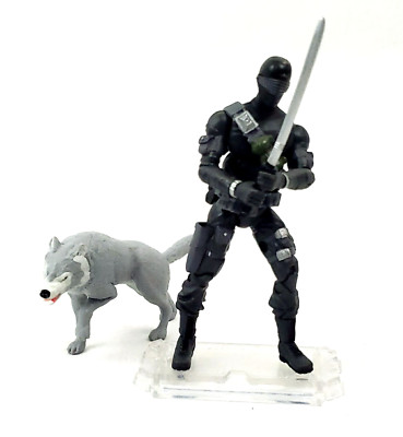 Snake Eyes Action Figure & Timber v29 2007 GI G.I. Joe 25th Anniversary COMMANDO