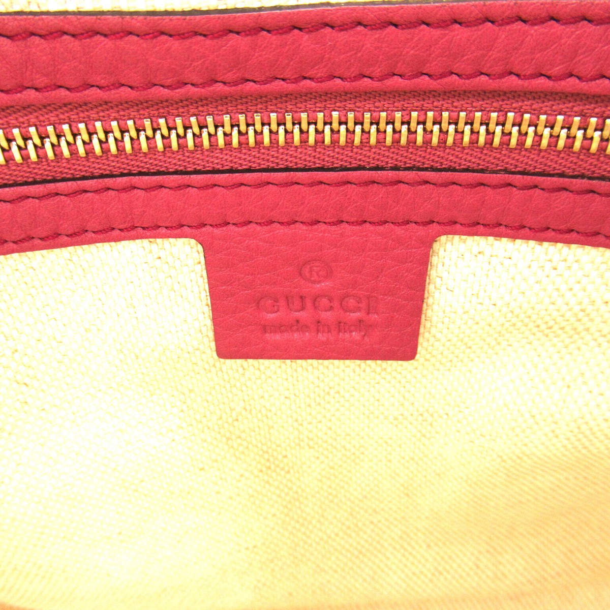 GUCCI Soho 2way Shoulder Hand Bag 336751 leather Purple Used GUCCI Soho 2way Shoulder Hand Bag 336751 leather Purple Used