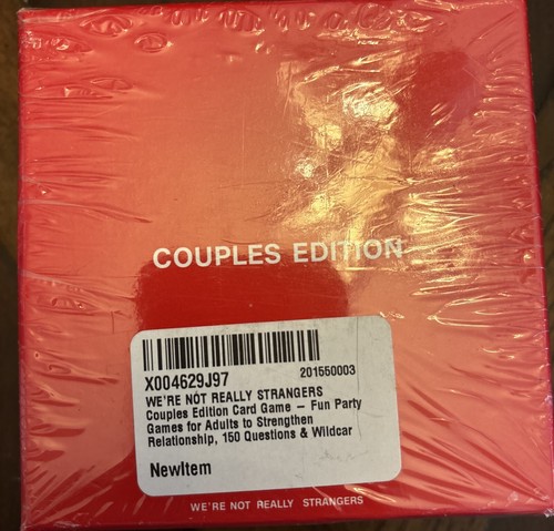We're Not Really Strangers Game Couples Edition New