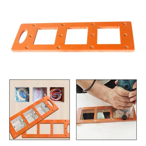 Socket Slotting Template Wall Boxes Mounting 7x7cm