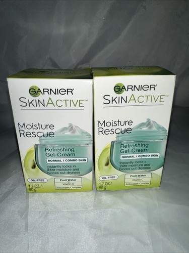(2) Garnier SkinActive Moisture Rescue 24 Stunden erfrischendes Gel-Creme Vitamin C 1,7 Oz.