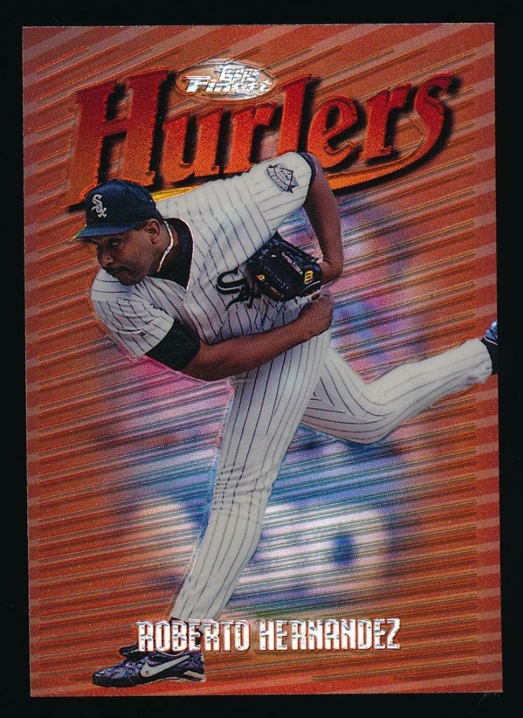 1997 Finest ROBERTO HERNANDEZ Bronze Refractor *White Sox* NRMT-MT+