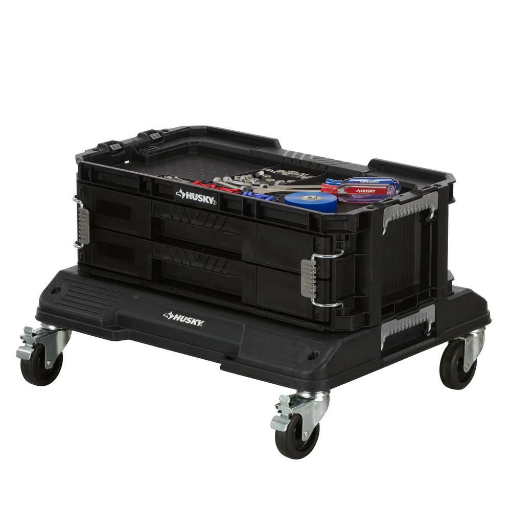 Husky Connect 2-Drawer Tool Box - Black (248984) for sale online
