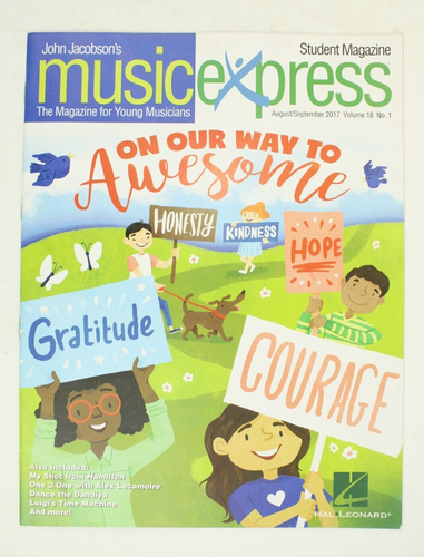 2017 Lot 5 Sheet Music Express Student Magazine John Jacobson Vol 18 #1 - Picture 2 of 3