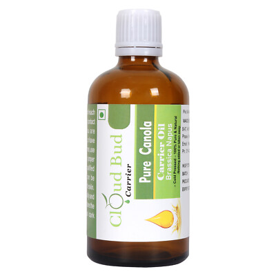 Cloud Bud Pure Canola Oil Brassica Napus Cold Pressed 100% Natural For Skin