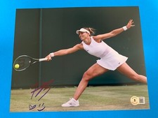 Paula Badosa Tennis Signed Auto 8x10 PHOTO Beckett BAS Authentication