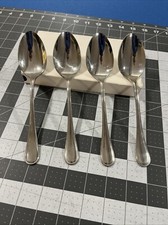 BSF Tivoli Edelstahl (4) Oval / Soup Spoons S...