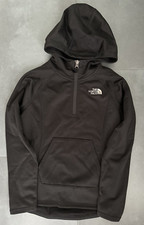 The North Face Girls Black 1/4 Zip Hoodie Long Sleeve Jacket Size S 7/8 