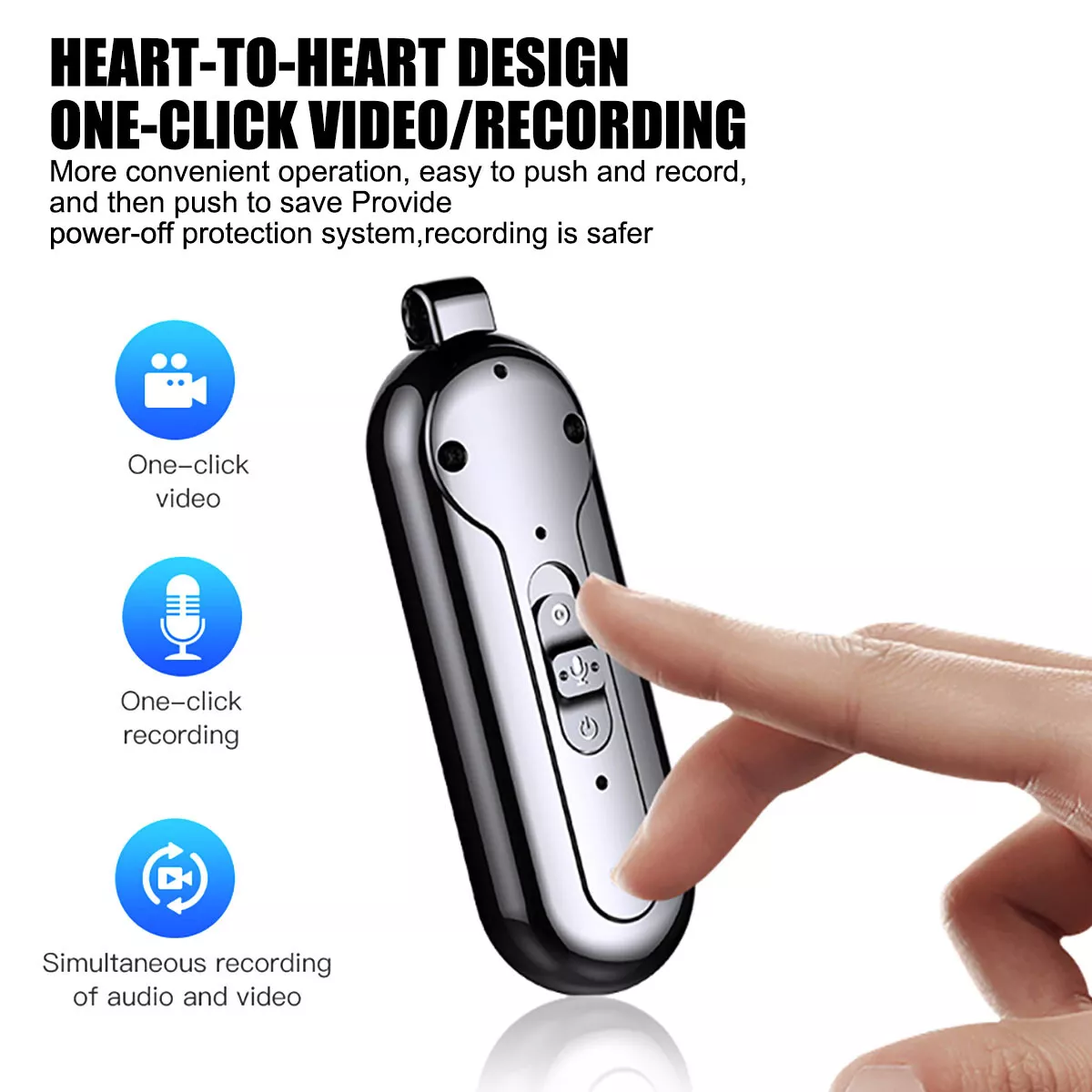 Wearable nanny cam with deals audio
