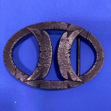 HURLEY Intl Clothing Co Vintage Silver Tone Belt Buckle LIMITED EDITION