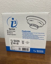 System Sensor 2W-B i3 Series 2-wire Photoelectric Smoke Detector. SEALED.