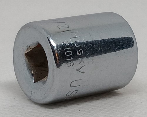 Husky 1/4" Drive 12 puntos SAE enchufe poco profundo hecho en EE. UU. Elige tu talla - Imagen 22 de 23