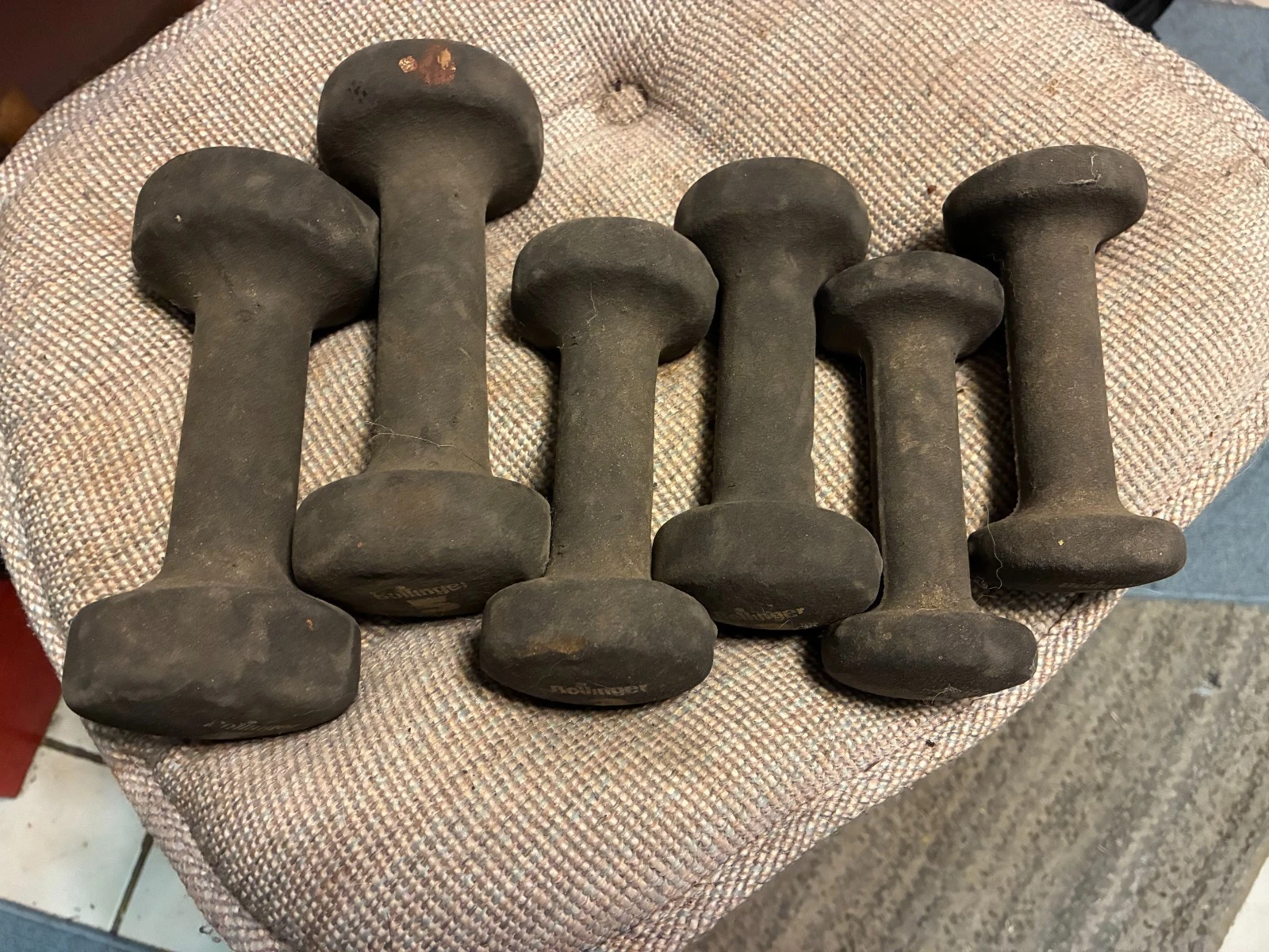 Grip Workout Dumbbell Set Home Gym Arm Strength Fitness Exercise，Neoprene Coated