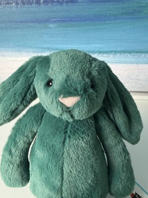 Jellycat Little Bashful Teal Bunny - Retired - Brand New with Tags