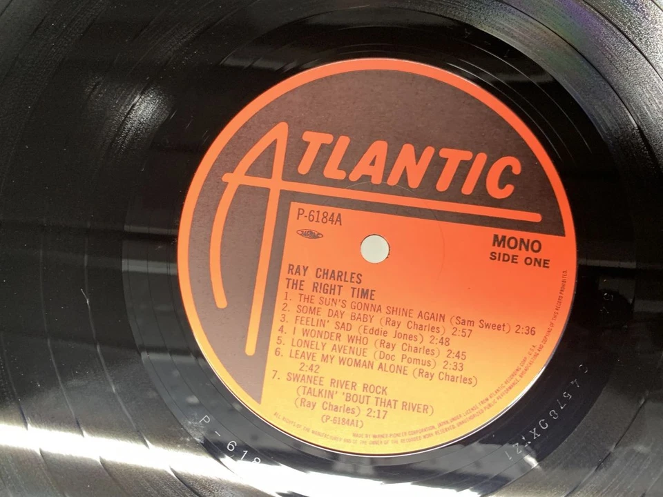 Ray Charles The Right Time Japan LP [63514ER] - Image 2 of 2