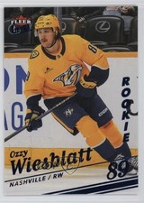 2025-26 Upper Deck Fleer Ultra Rookies Ice 58/100 Ozzy Wiesblatt #155 2d8